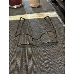 Harry Potter Round Metal Framed Glasses Bronze Vintage Style Cosplay Eyeglasses